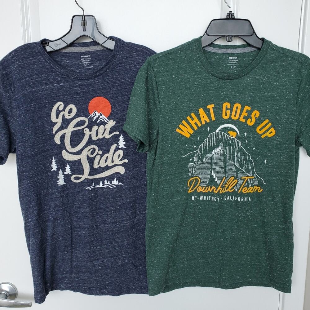 Men's Graphic Tee Set of 2 Small